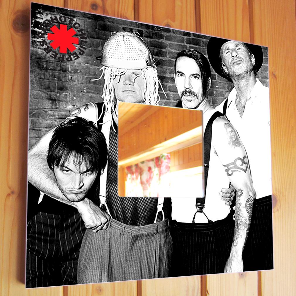 Зеркало декоративное Группа "Red Hot Chili Peppers" 260х260 мм (M03440)