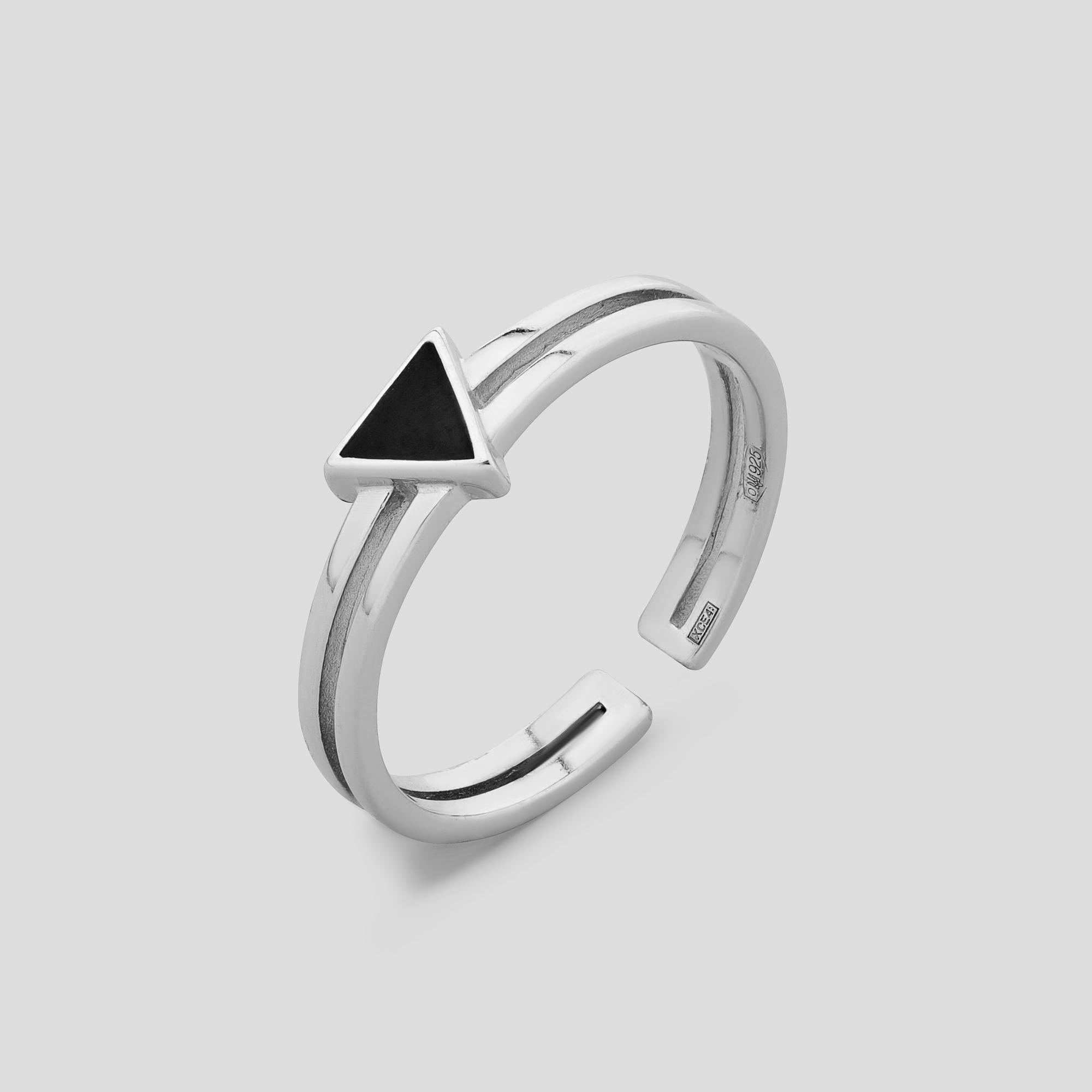 Серебряное кольцо Minimal Власть (5112)