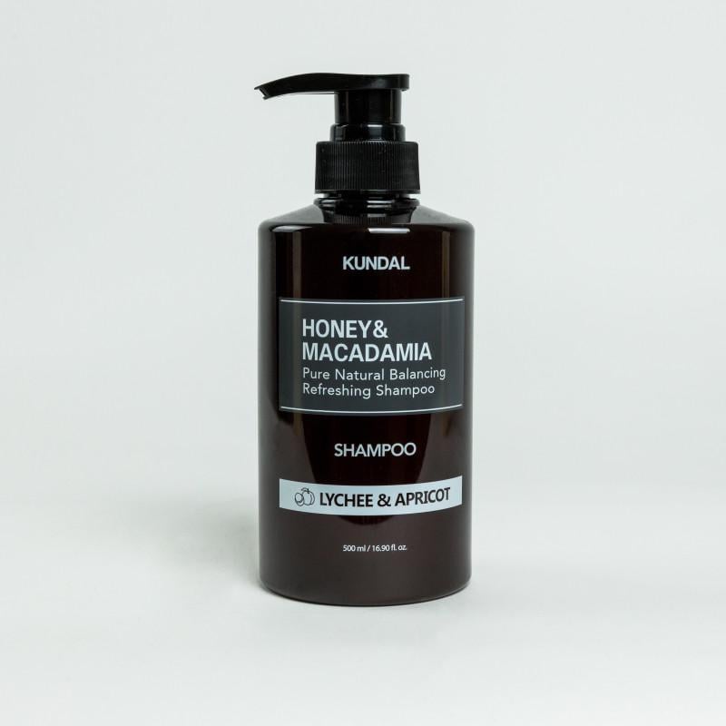 Шампунь відновлюючий Kundal Honey&Macadamia Nature Shampoo Lychee&Apricot 500 мл (23478249)