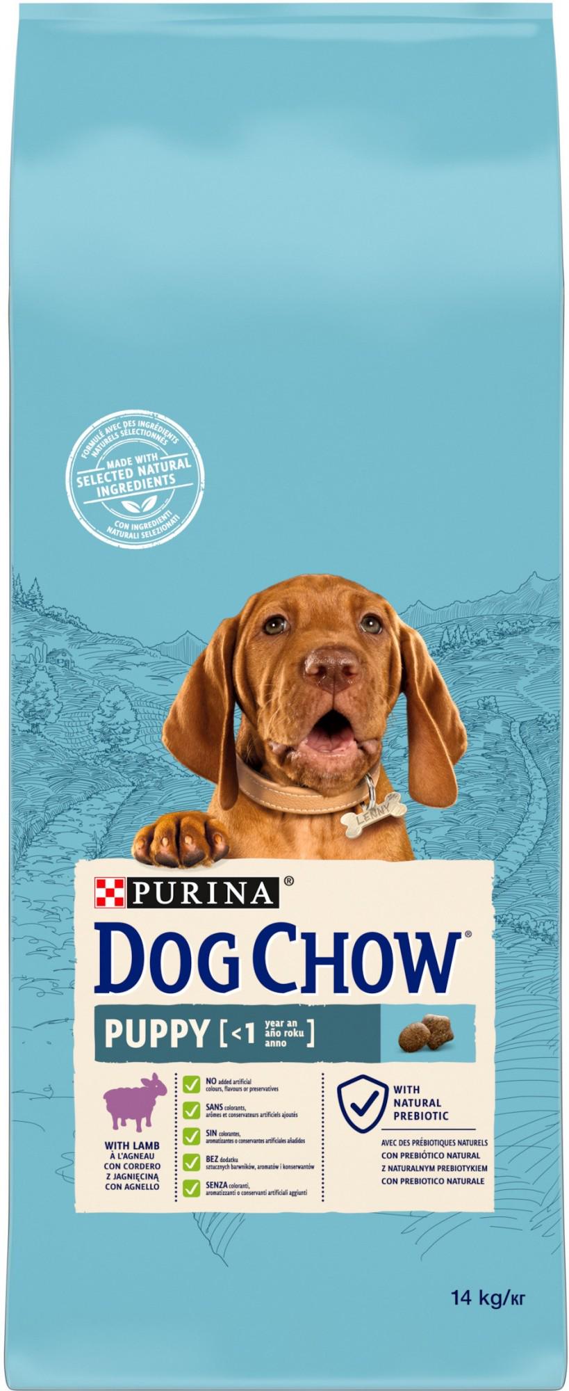 Сухий корм для цуценят Purina Dog Chow Puppy з ягням 14 кг (7613034487872)