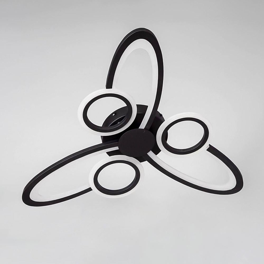 Люстра потолочная светодиодная Lighthouse SY-20482/3/3 MB D707хH50 96W с пультом Черный Люстра потолочная светодиодная Lighthouse SY-20482/3/3 MB D707хH50 96W с пультом Черный