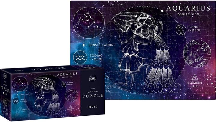 Пазли тришарові ТМ InterDRUK Знаки зодіаку Водолій 250 шт. 48х33 см (5902277341976)