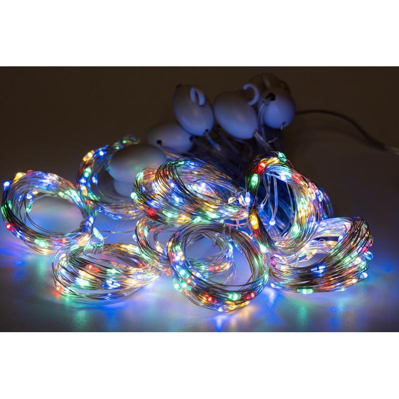 Гірлянда завіса 3x3 м 300LED 8 режимів RGB USB IP20 (720995)
