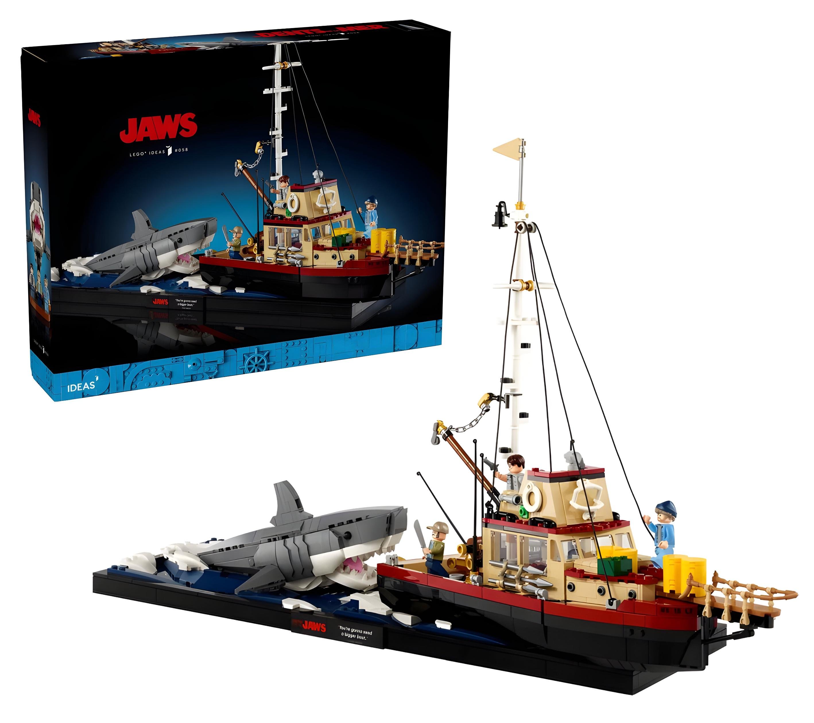 Конструктор Челюсти Нападение большой белой акулы 1125 дет. (DYJM-81197)