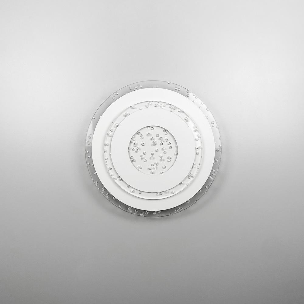 Светильник круглый с прозрачным акрилом с пузырьками Ø 30 см (2245-300 Q WT) - фото 2