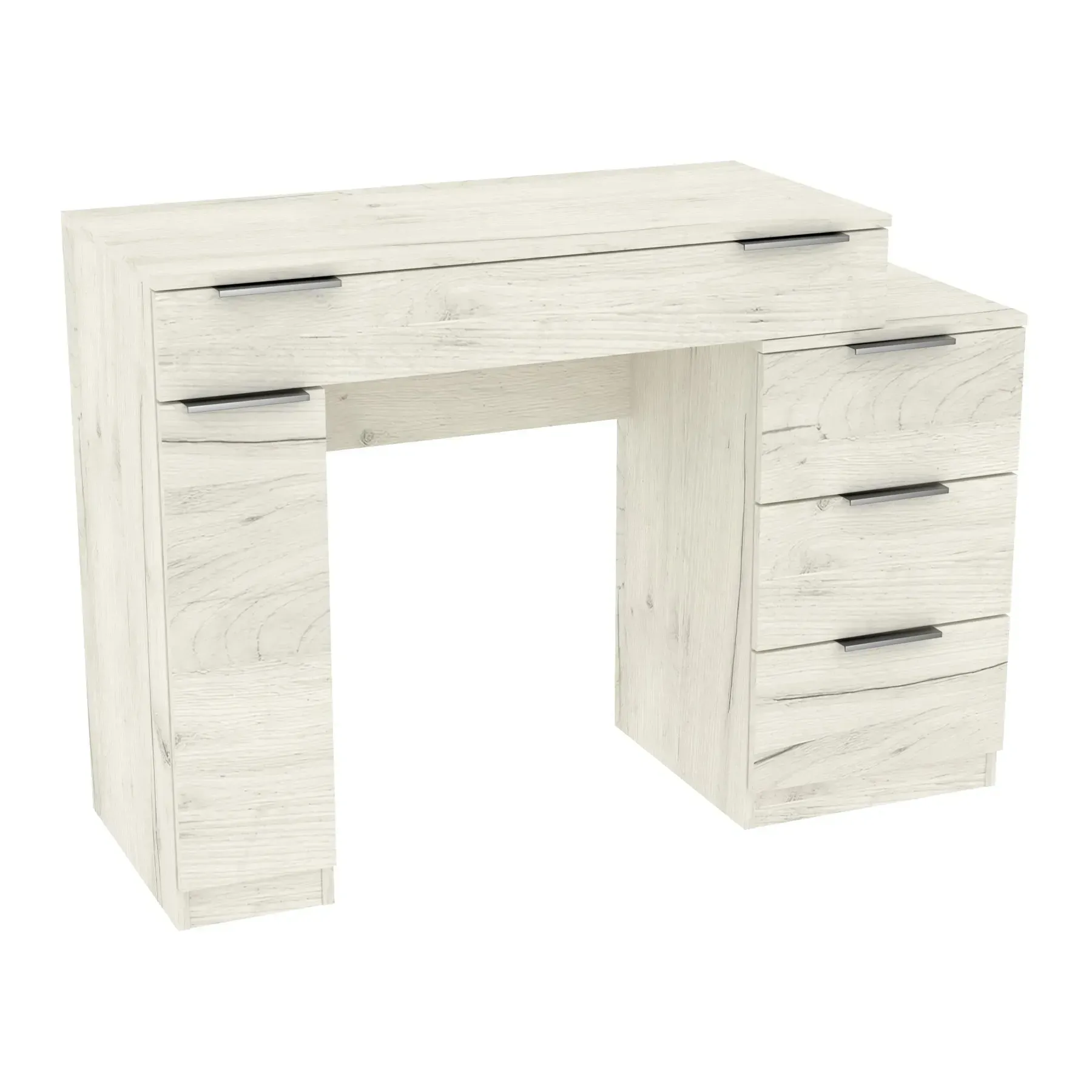 Стіл-трюмо туалетний Kontinent Krystal 1200х452х847 мм Дуб Крафт Білий (59321166) - фото 4 Стіл-трюмо туалетний Kontinent Krystal 1200х452х847 мм Дуб Крафт Білий (59321166) - фото 4