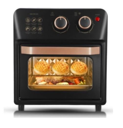 Мультипечь Hoffmans безмасляная с таймером 12 л 2000 Вт Черный (HM-750-998)