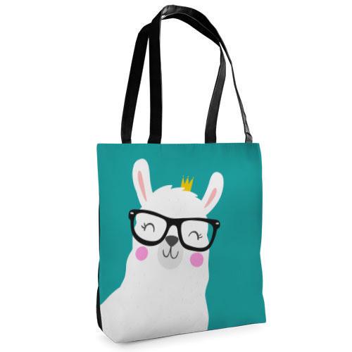 Сумка тканевая Presentville Tenderness Лама в очках (ST 20M053 BL)