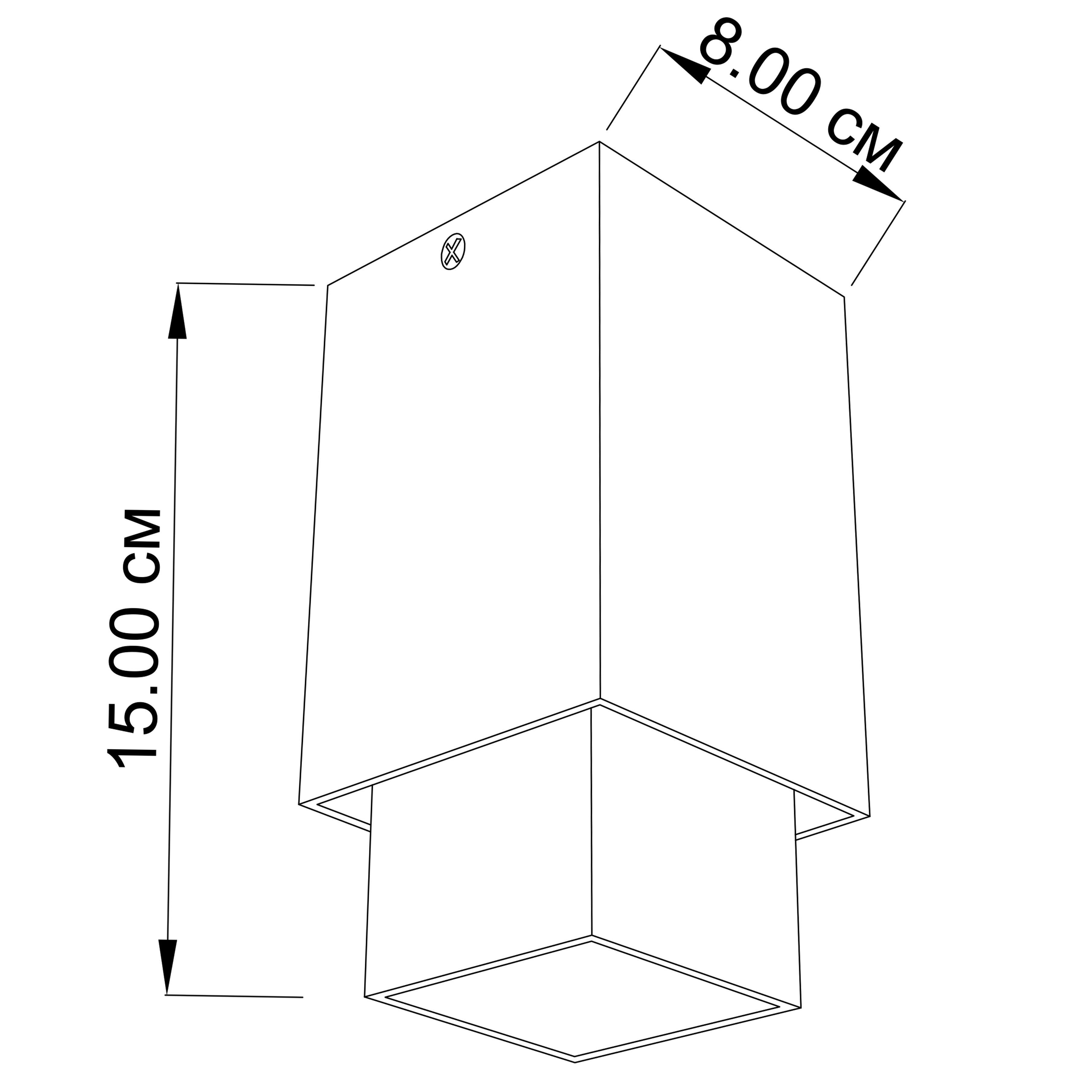 Светильник точечный Imperium Light R2D2 BK/WH (178115.05.01) - фото 4