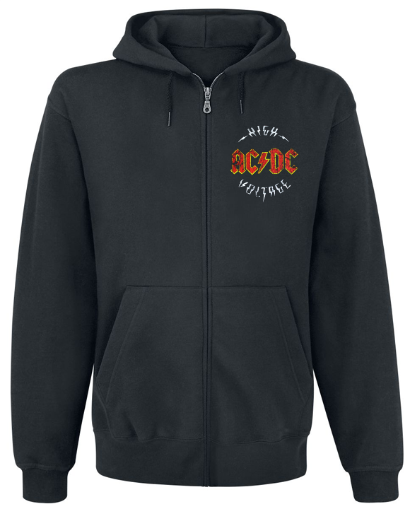 Толстовка з блискавкою "AC/DC High Voltage" M Чорний (20552) Толстовка з блискавкою "AC/DC High Voltage" M Чорний (20552)