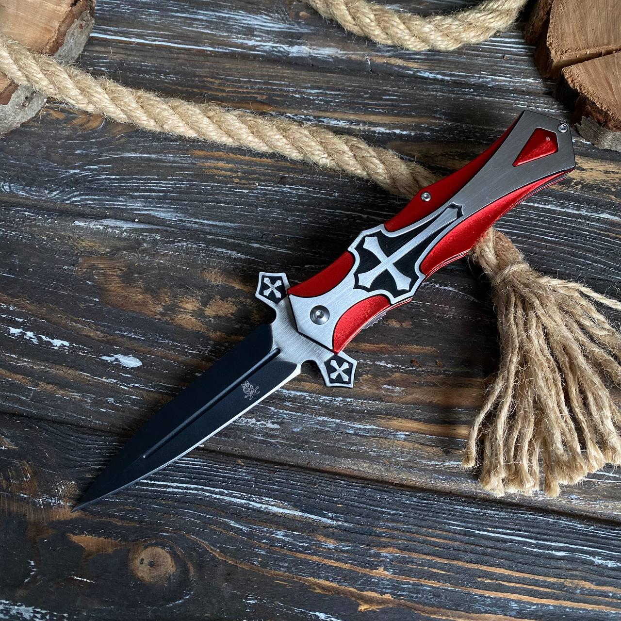 Нож складной туристический длина клинка 95 мм (1318)