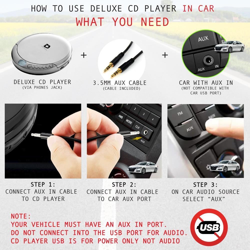 Проигрыватель-CD портативный Deluxe Products DP-PCD-001 ЖК-дисплей - фото 3 Проигрыватель-CD портативный Deluxe Products DP-PCD-001 ЖК-дисплей - фото 3