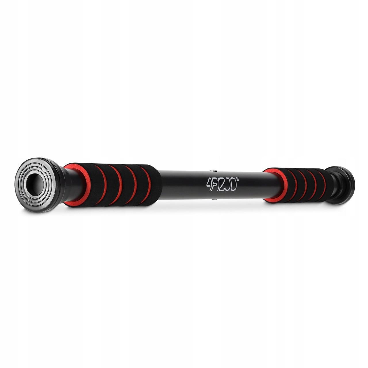 Турнік розсувний 4fizjo Basic 61.5-100 см Black/Red (P-5905973402712)