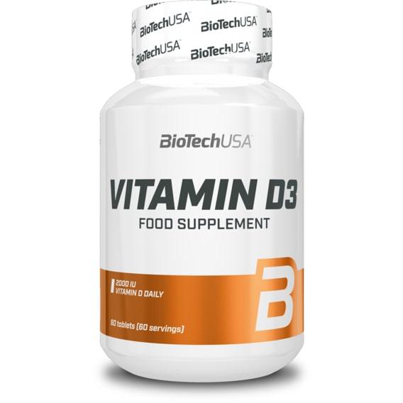 Вітамін D для спорту BioTechUSA Vitamin D3 60 tabs - фото 1