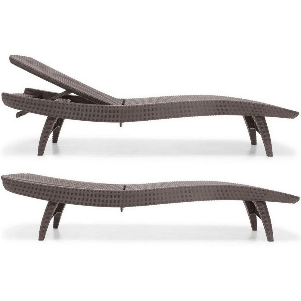 Шезлонг Keter Pacific Капучино (230673) - фото 5 Шезлонг Keter Pacific Капучино (230673) - фото 5