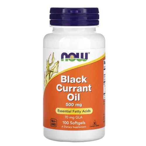 Масло черной смородины NOW Black Currant Oil 500 мг 100 Softgels (NOW-01715)