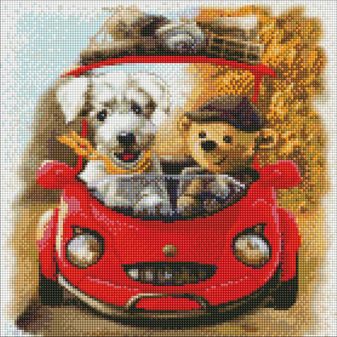 Алмазная мозаика Идейка Уютный сон 40х40 см (AMO7579)