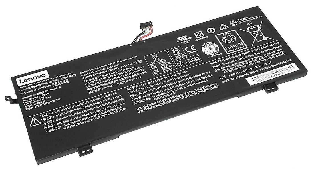Аккумулятор для ноутбука Lenovo L15M4PC0 IdeaPad 710S-13ISK 7,5 V 6135 mAh (058537)