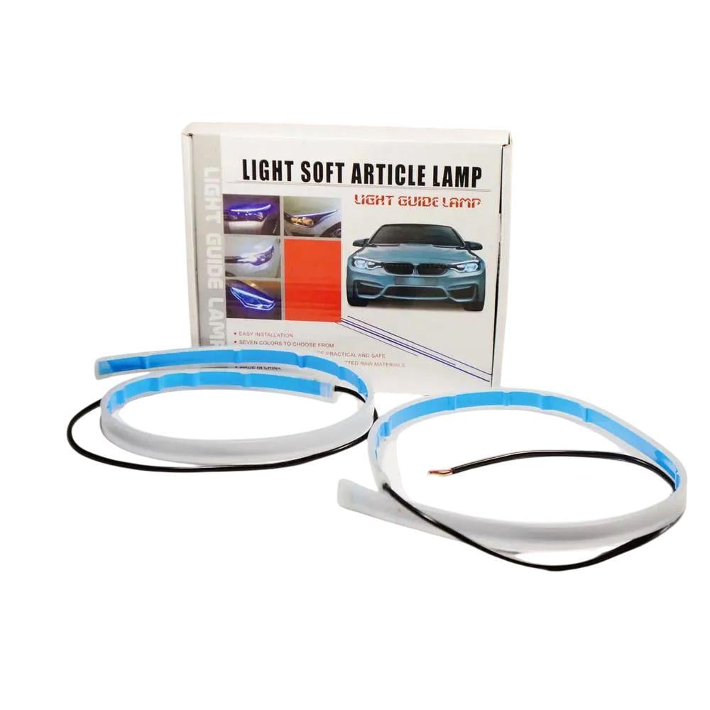 Ходові вогні з поворотником, що біжить Light soft article lamp ДХО/LED/RGB (7716)