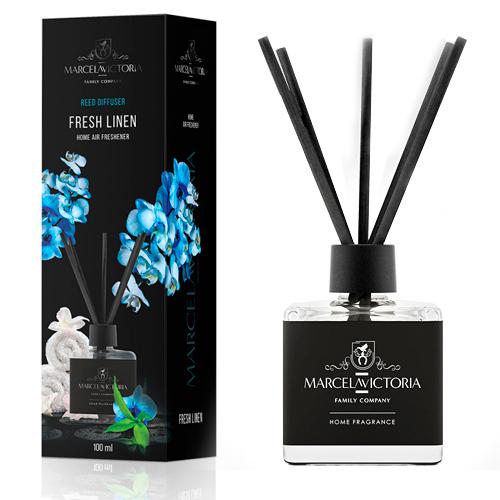 Ароматизатор рідкий Tasotti Reed diffuser Fresh Linen для дому офісу 100 мл