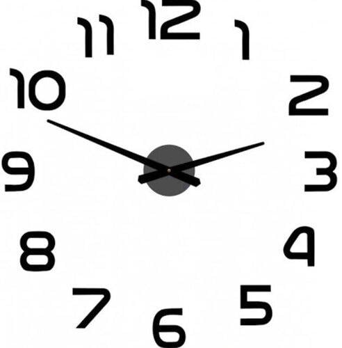 Настінний годинник DIY Clock New Black