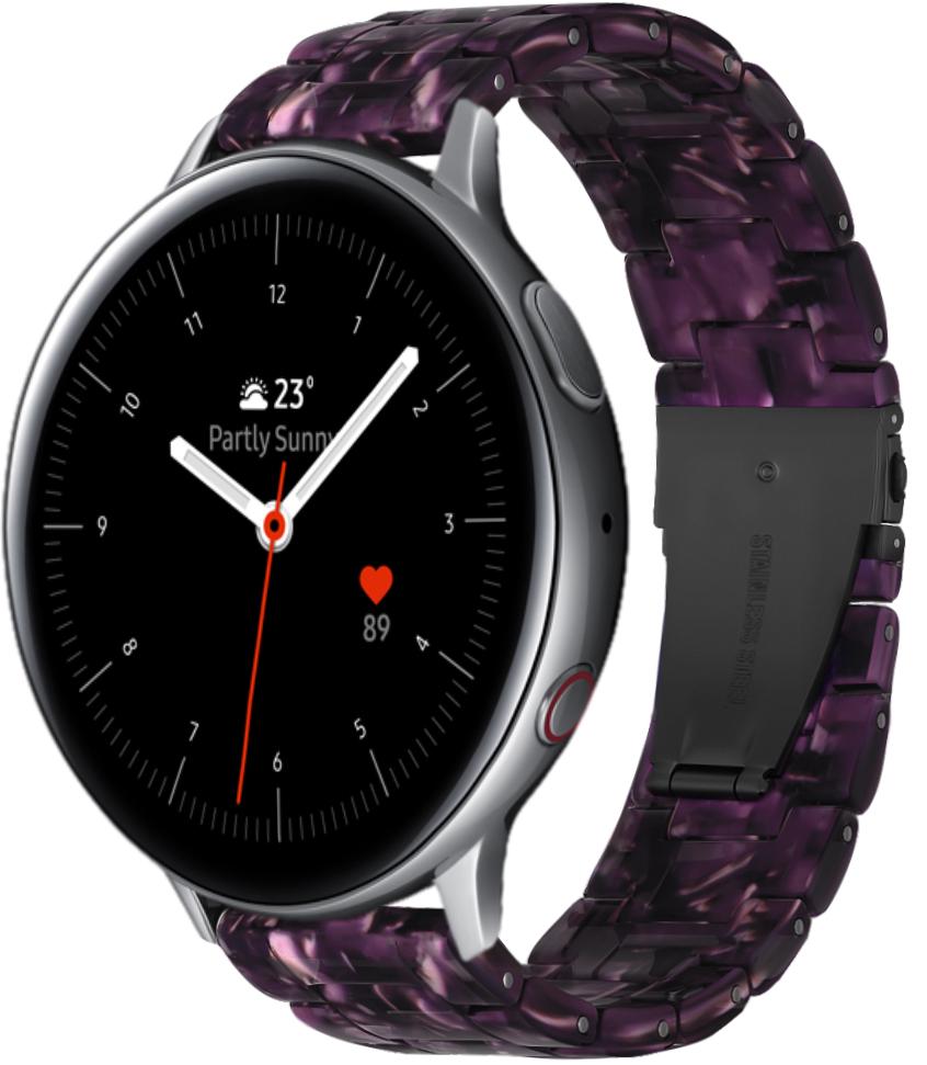 Ремешок из Cмолы Resin для Galaxy Watch Active 2 40/44 мм Violet (28806-2F)