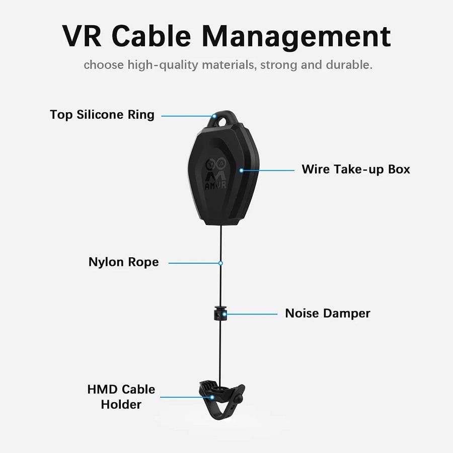 Крепления потолочные AMVR CMS2 для кабеля VR очков 6 шт. - фото 7