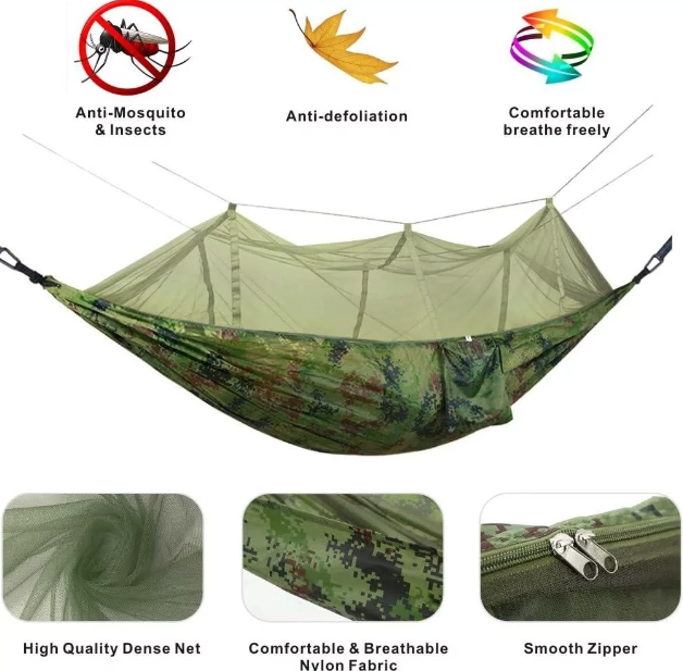 Гамак-спальный мешок с москитной сеткой (5002) - фото 8