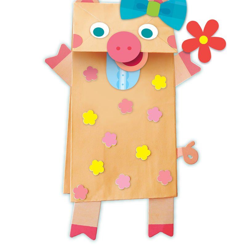 Дитячий ігровий набір 4M Звірятка з паперового мішечка (00-04672) - фото 2 Дитячий ігровий набір 4M Звірятка з паперового мішечка (00-04672) - фото 2