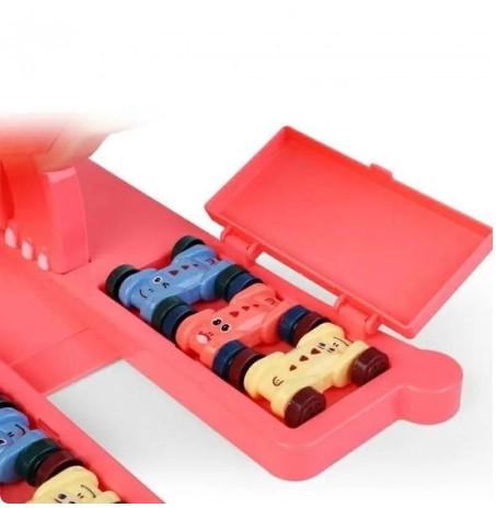 Автотрек A-Toys Динозавр 589-55 6 машинок/світло/звук у коробці - фото 3 Автотрек A-Toys Динозавр 589-55 6 машинок/світло/звук у коробці - фото 3