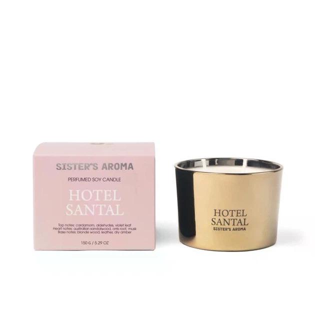 Свічка ароматична Sister`s Aroma Hotel Santal 150 г (4820227786169)