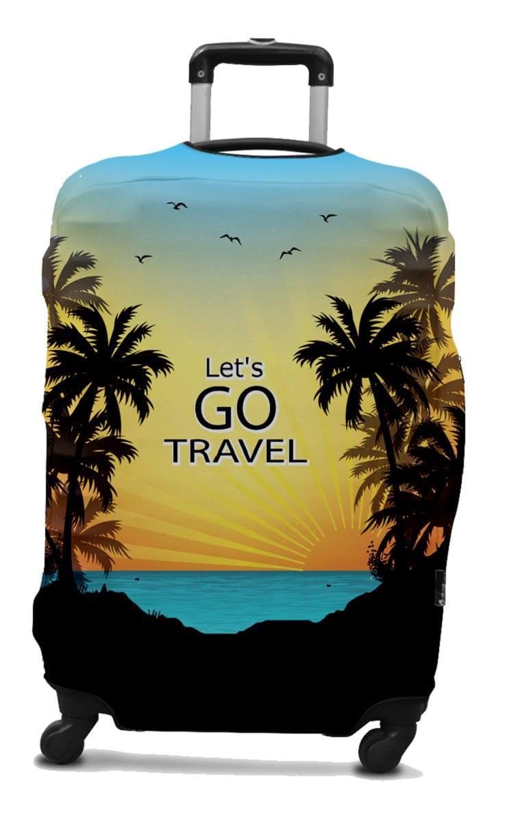 Чехол на чемодан Let's go Travel дайвинг C0426M Чехол на чемодан Let's go Travel дайвинг C0426M