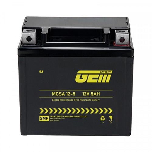 Акумуляторна батарея GEM Battery GS 12-5 AGM 12V 5,0A Black