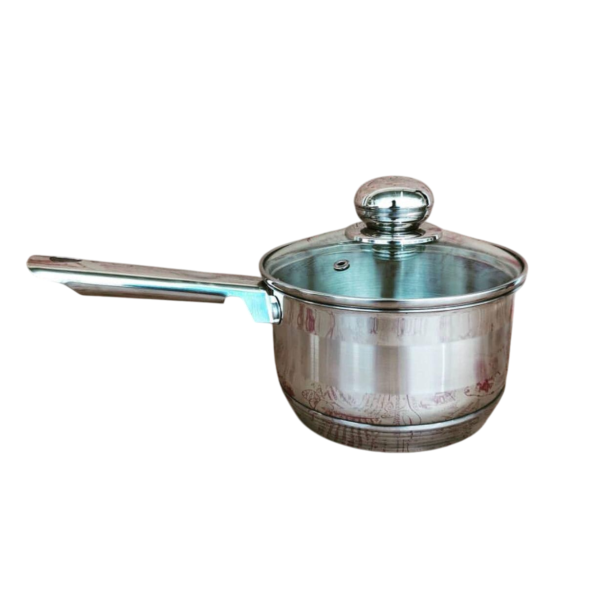 Ківш зі скляною кришкою Edenberg 1 л (EB-3032)