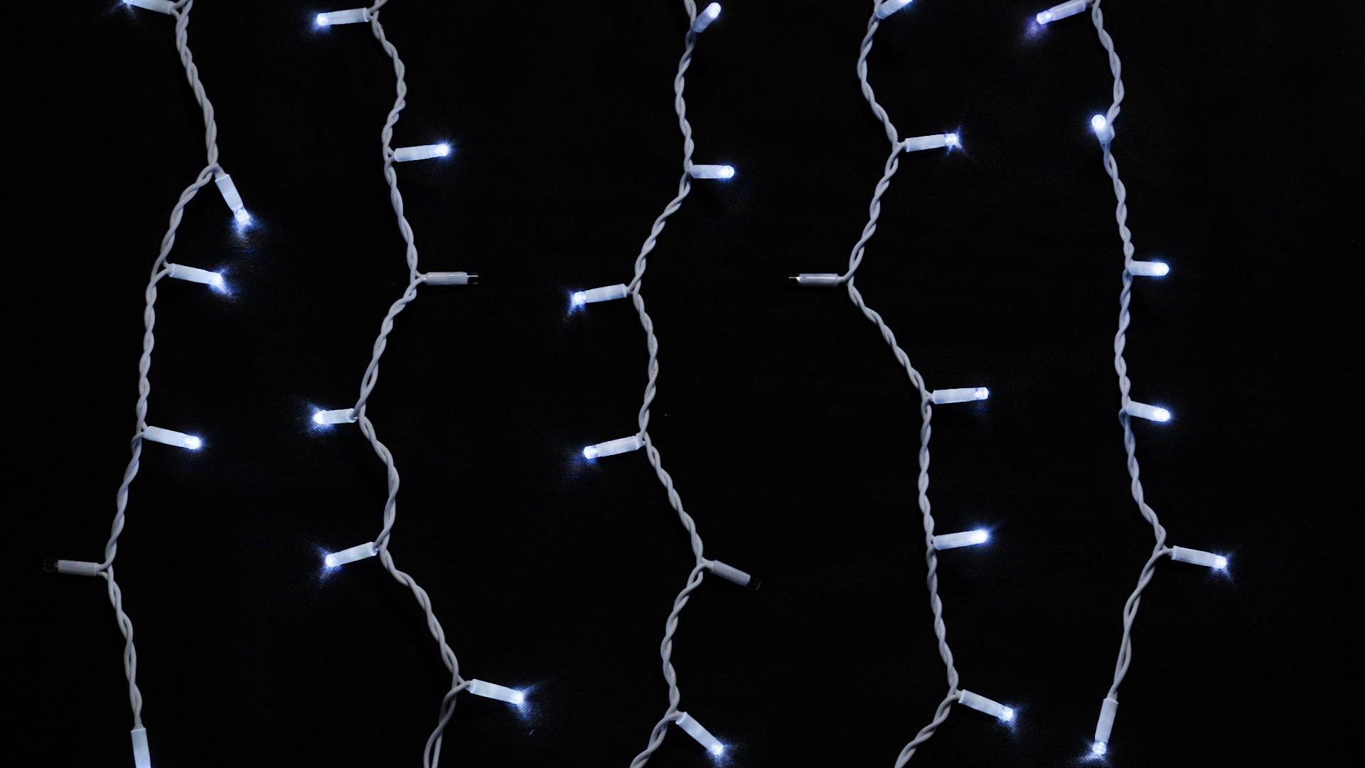 Гірлянда зовнішня Delux Icicle 108 LED IP44 EN бахрома 27 flash 2x1 м Білий/Білий (90012939) - фото 2 Гірлянда зовнішня Delux Icicle 108 LED IP44 EN бахрома 27 flash 2x1 м Білий/Білий (90012939) - фото 2