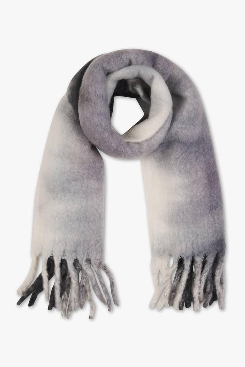 Шарф C&A 190x45 см Черный/Белый (2081037)