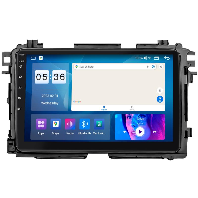 Автомагнитола штатная Lesko Prime для Honda HR-V II рестайлинг 2018- г. CarPlay/4G/Wi-Fi/GPS 4/64 GB 9" (12007-66986)