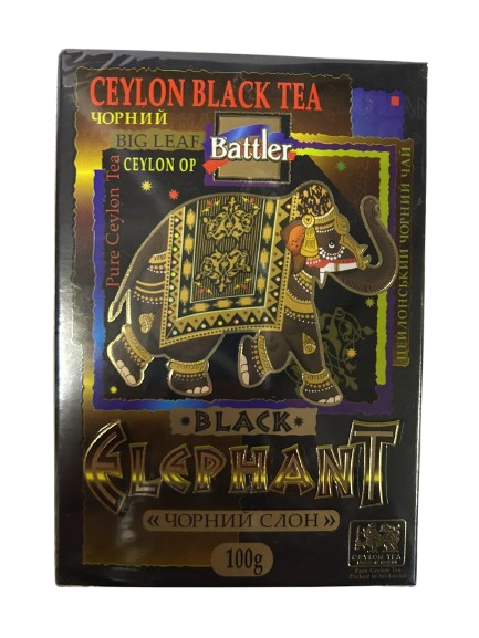 Чай чорний Battler Чорний Слон ОП 100 г