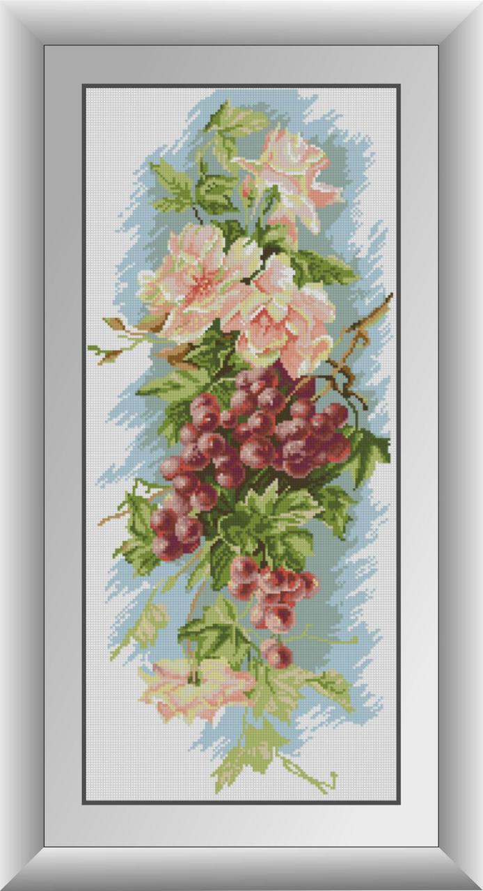 Алмазная мозаика Dream Art Композиция с виноградом 31х71 см (DA.30104)