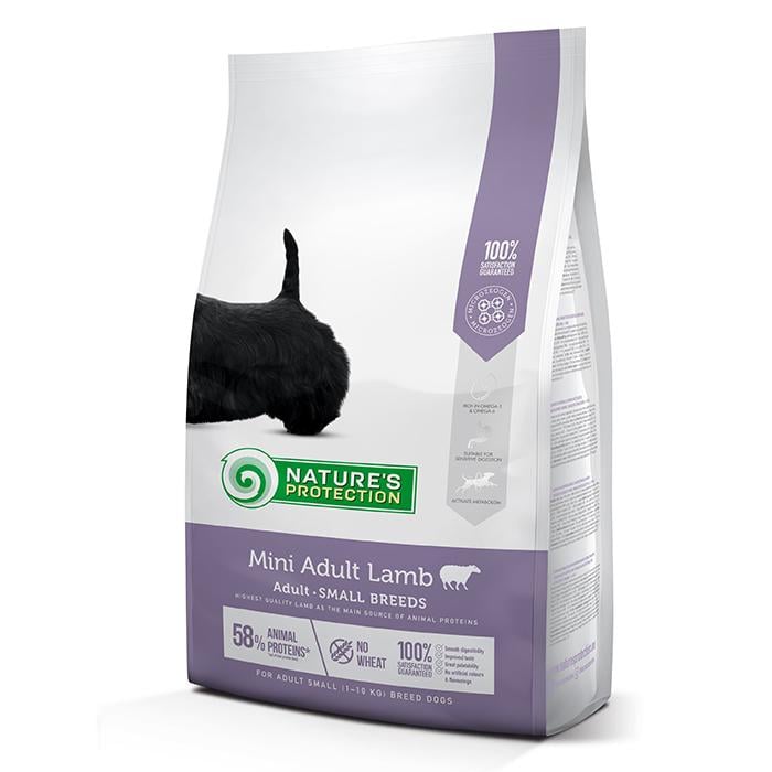 Корм сухий Nature's Protection Mini Adult Lamb Small Breeds малих порід з ягням 7,5 кг (NPS45735)