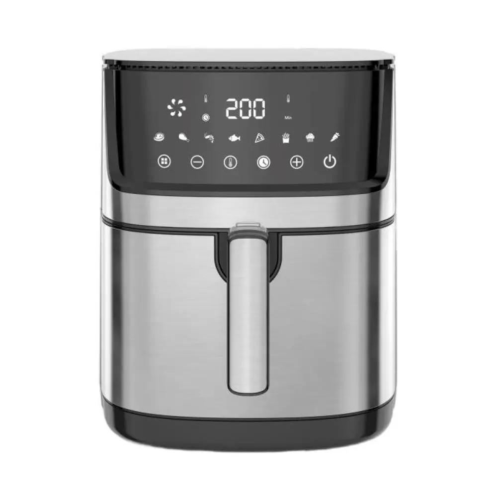 Аэрогриль мультипечь на 2 тена Rotex Up&DownFry ROM-770-XL 2000 Вт 7,5 л Серебристый (29913123)