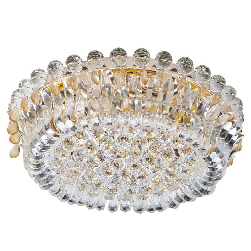 Люстра потолочная торт Brille BCL-604C/6xE14/16x3 W LED с подсветкой большая