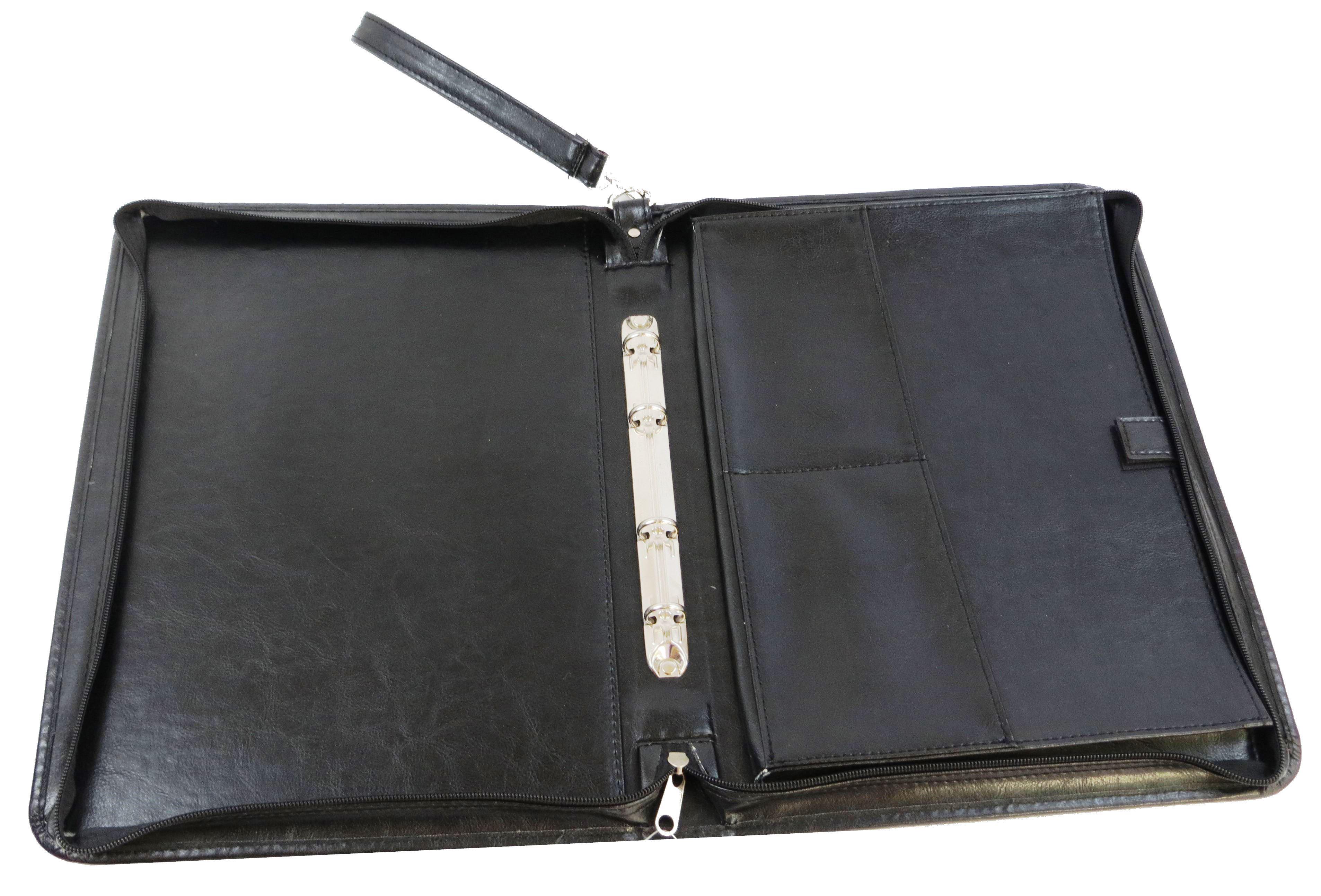 Папка деловая Exclusive для документов из экокожи Черный (710800-1) - фото 7 Папка деловая Exclusive для документов из экокожи Черный (710800-1) - фото 7