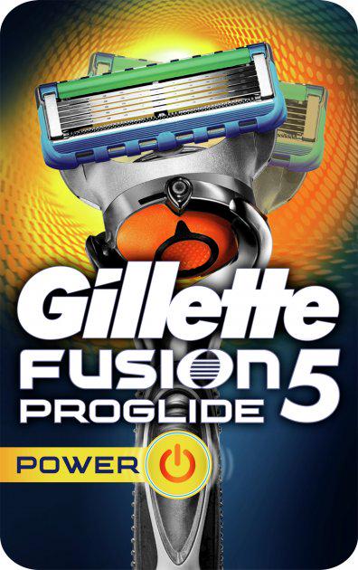 Станок для гоління чоловічий Fusion 5 Gillette Fusion5 ProGlide Power Flexball з 1 змінним картриджем - фото 1
