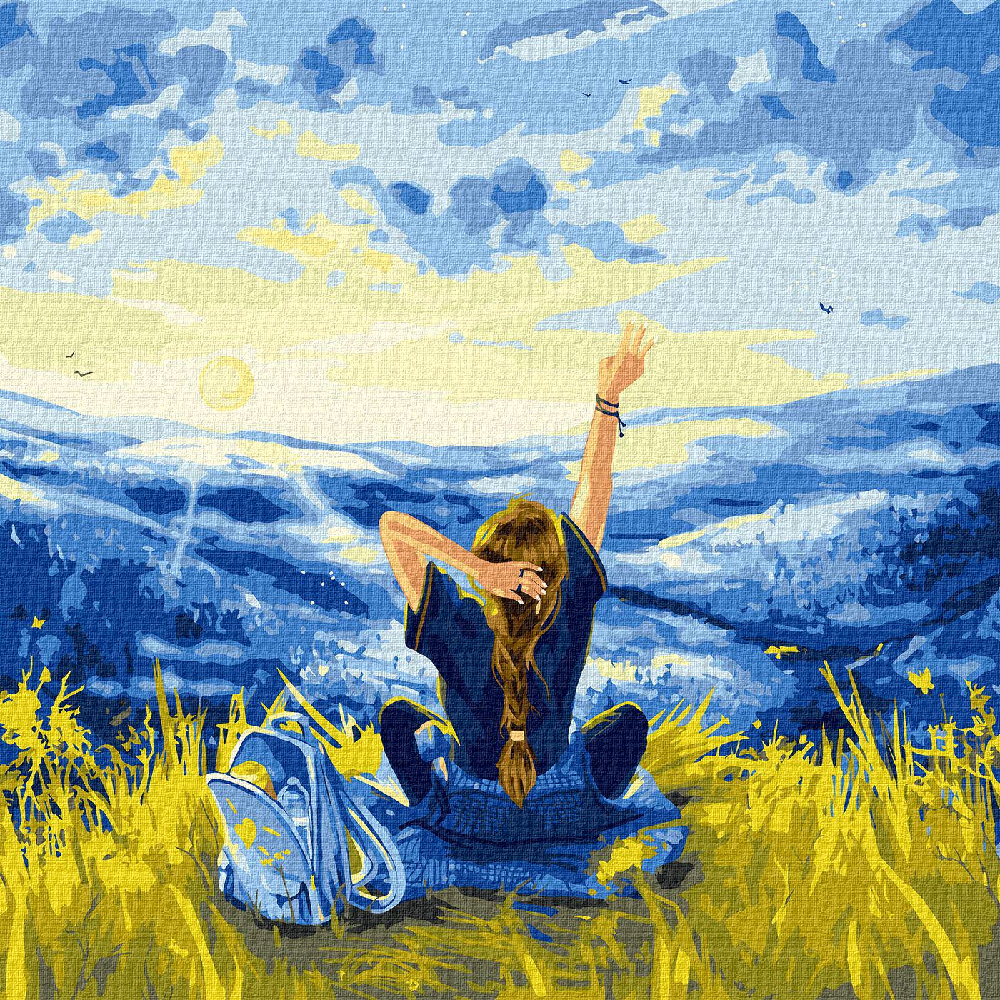 Картина по номерам Ідейка Родные Карпаты shadow_insomnia 40х40 см