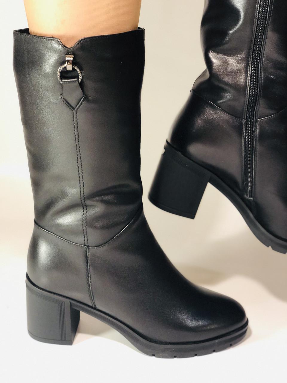 Полусапожки женские зимние Molka р. 40 25,5 см Черный (2445) - фото 8 Полусапожки женские зимние Molka р. 40 25,5 см Черный (2445) - фото 8