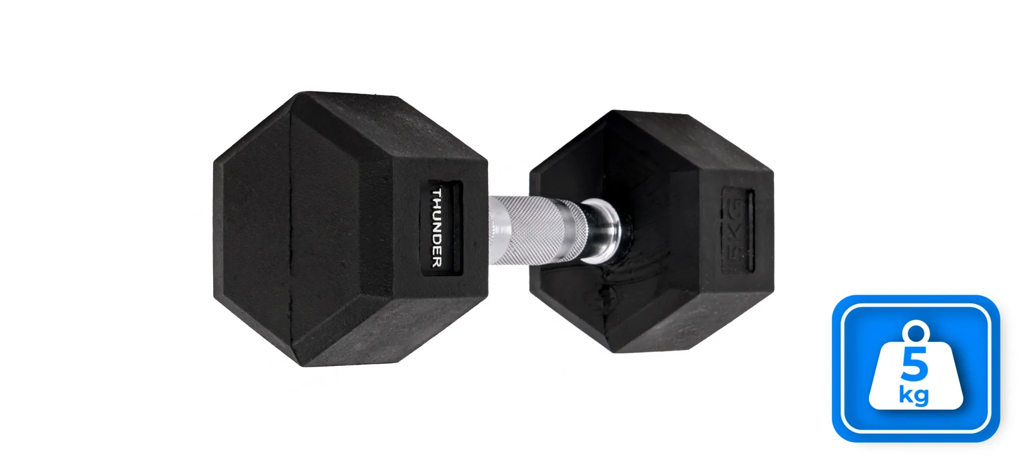Гантель шестигранна Thunder 5 кг (436414) - фото 3 Гантель шестигранна Thunder 5 кг (436414) - фото 3