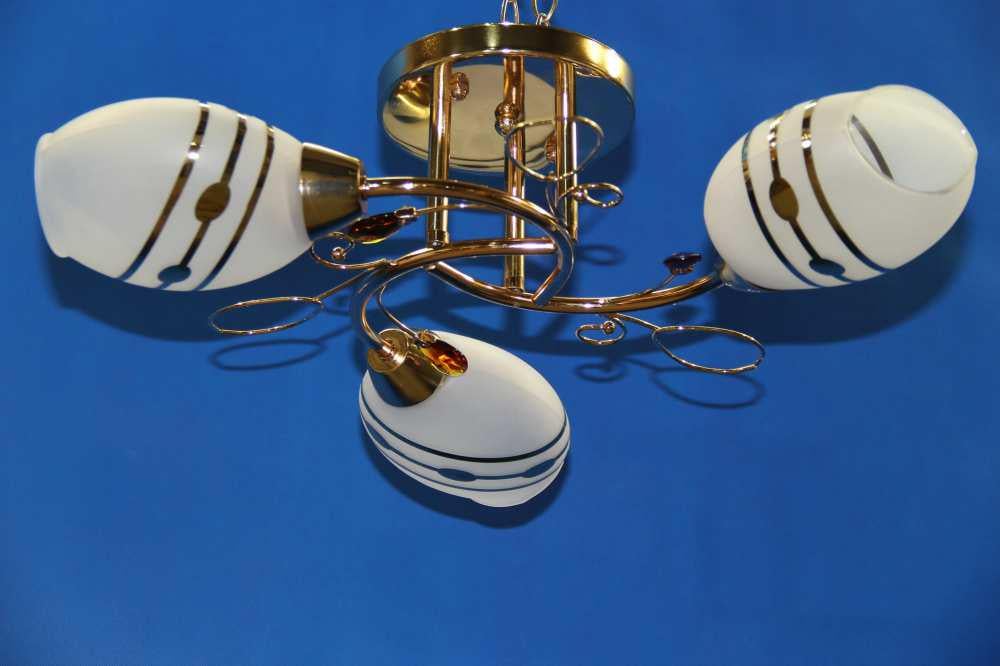 Люстра с плафонами Ray L5052/3 Золотой (IR005752)