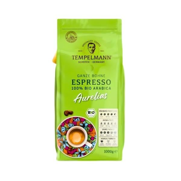 Кава в зернах Tempelmann Aurelias Espresso 1 кг (Tem70006)