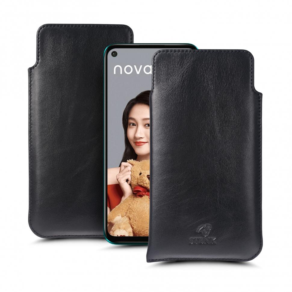 Футляр Stenk Elegance для Huawei Nova 5i Pro Черный (65884)